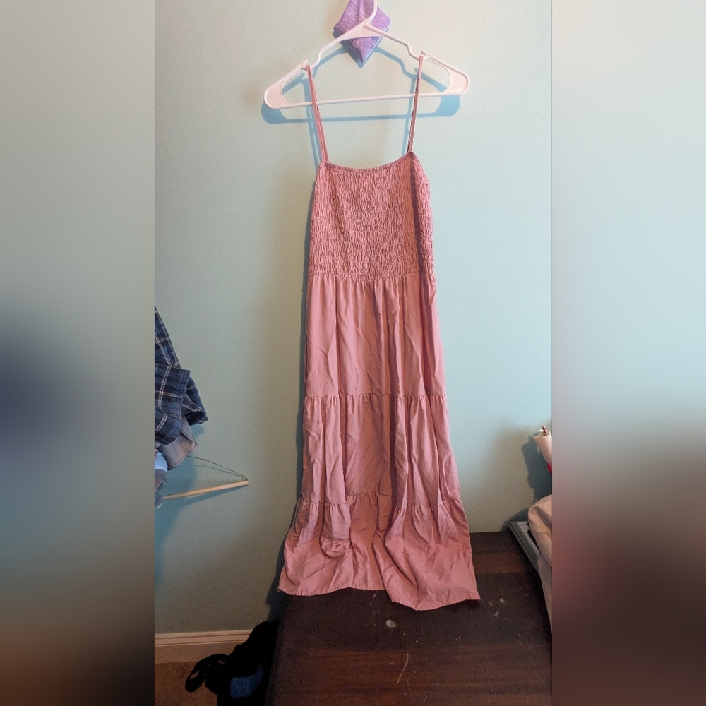 Elegant Pink Maxi Skirt